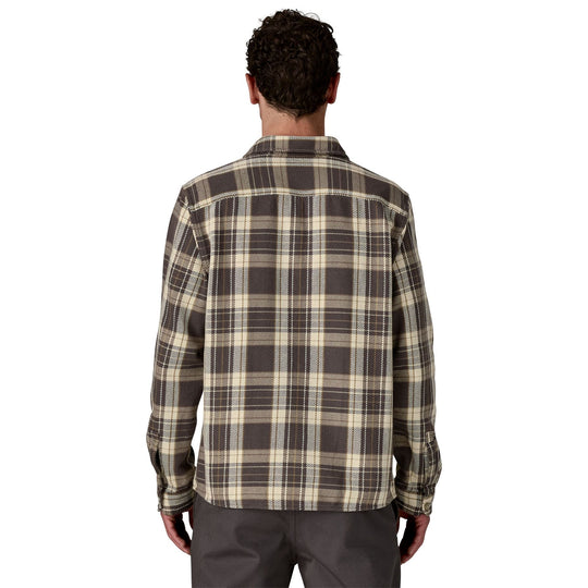 Patagonia Men's Fjord Loft Shirt Sculptor: Ink Black Image 04