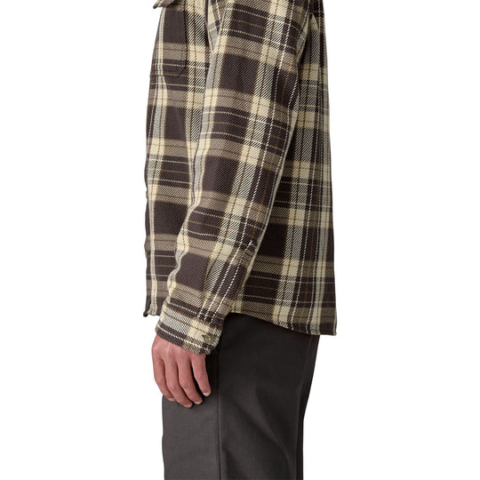 Patagonia Men's Fjord Loft Shirt Sculptor: Ink Black Image 08