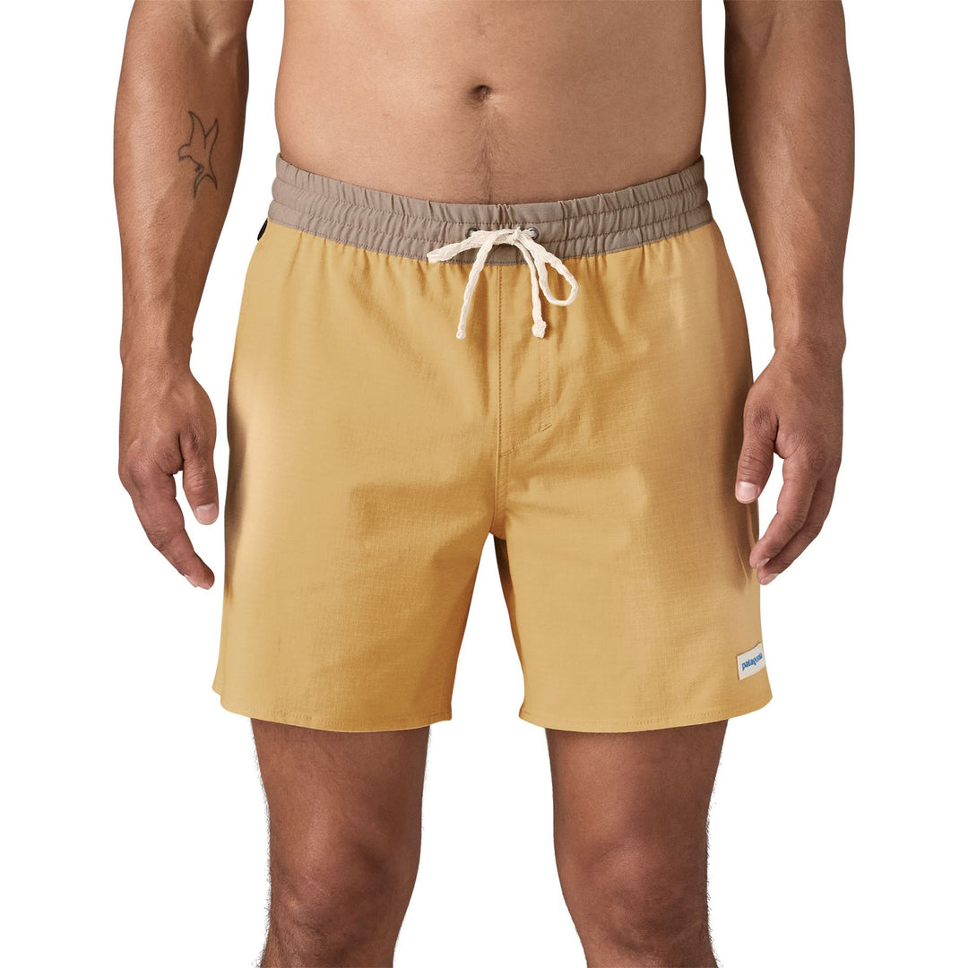Patagonia Men's Home Waters Volley Shorts - 16in Beeswax Tan Image 03