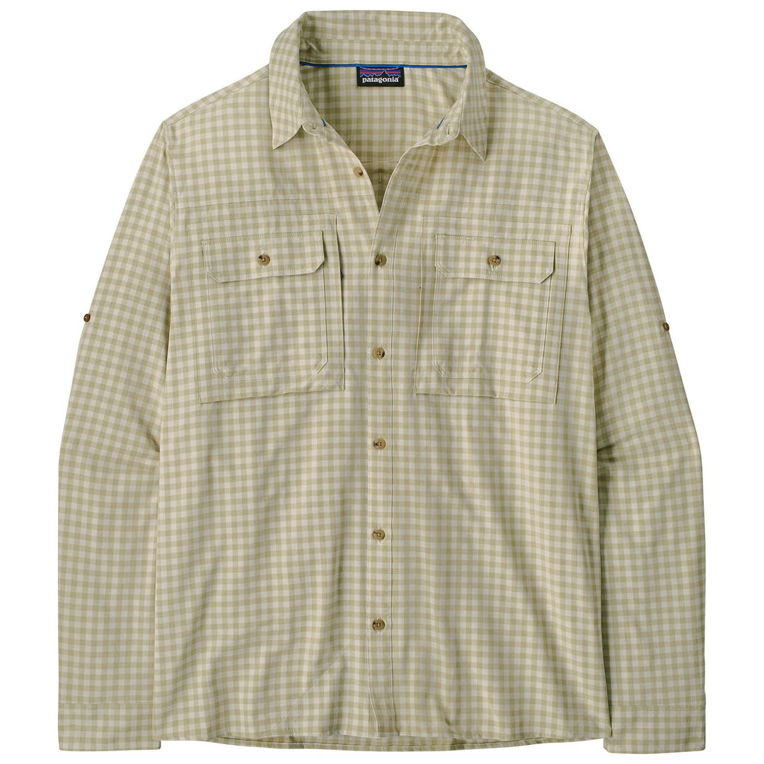 Patagonia Men's Long-Sleeved Self Guided Sun Shirt North Fork: Weathered Stone Image 01