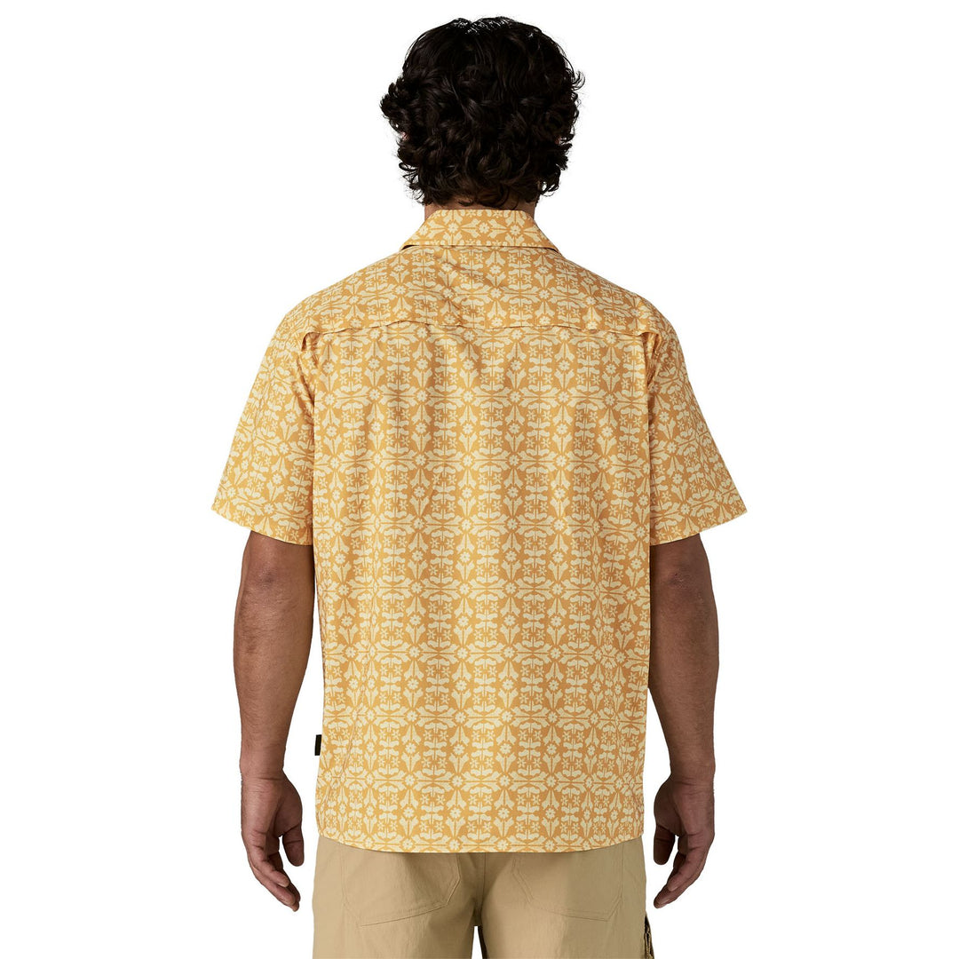Patagonia Men's Short-Sleeved Self-Guided Sun Shirt Marmot Field: Beeswax Tan Image 03