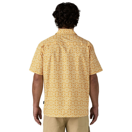 Patagonia Men's Short-Sleeved Self-Guided Sun Shirt Marmot Field: Beeswax Tan Image 03
