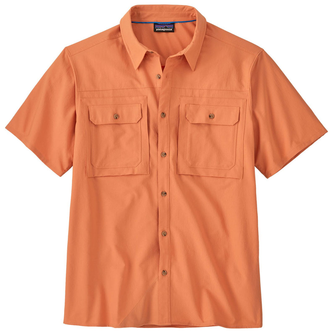 Patagonia Men's Short-Sleeved Self-Guided Sun Shirt Rock Melon Image 01