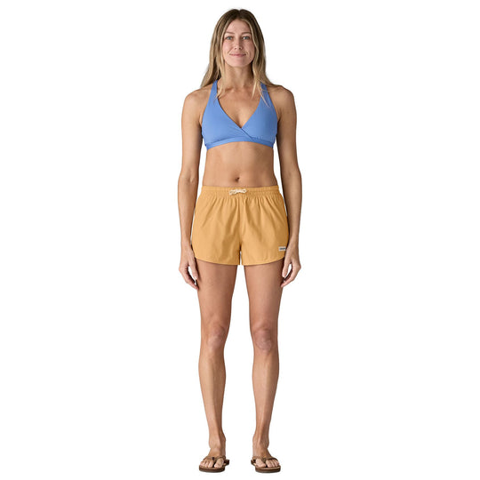 Patagonia Women's Home Waters Volley Shorts - 3in Beeswax Tan Image 02