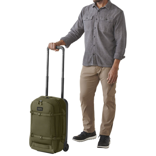 YETI Crossroads 35L / 22" Carry-On Roller Luggage Olive Image 06