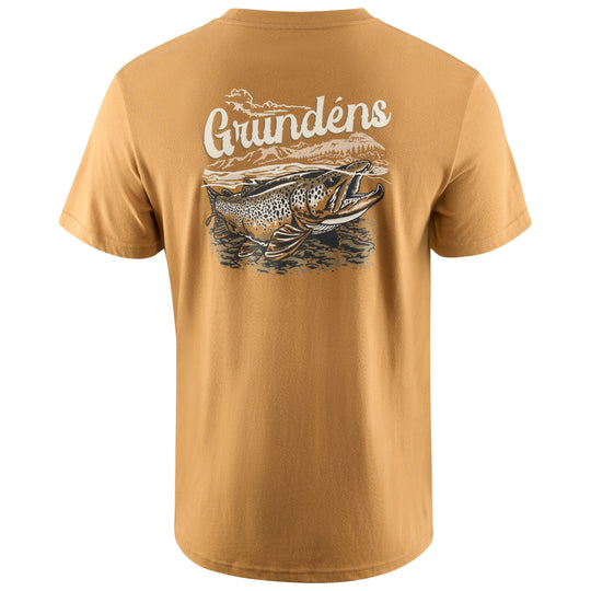 Grundens Leroy Brown SS T-Shirt Whiskey Image 01