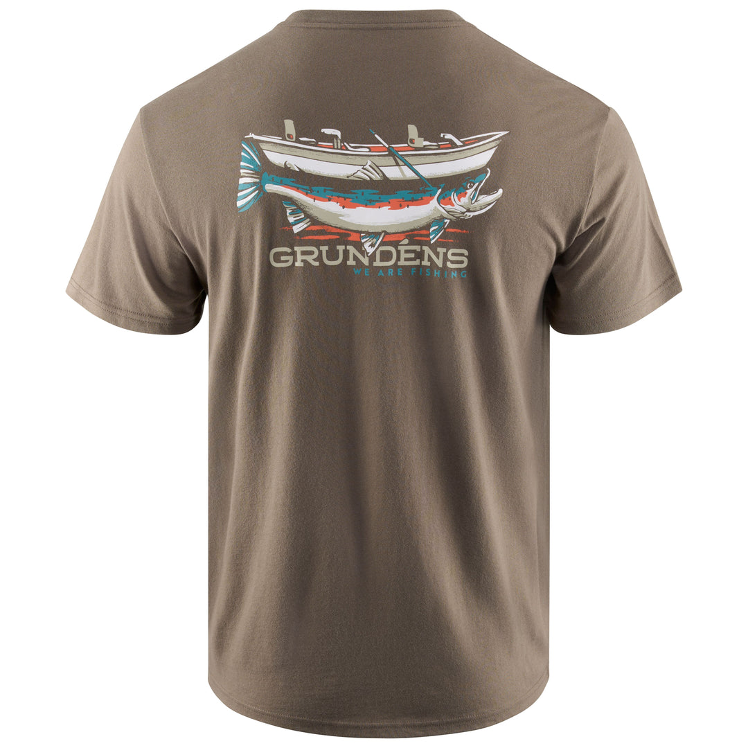 Grundens Drift Boat SS T-Shirt Otter Image 02