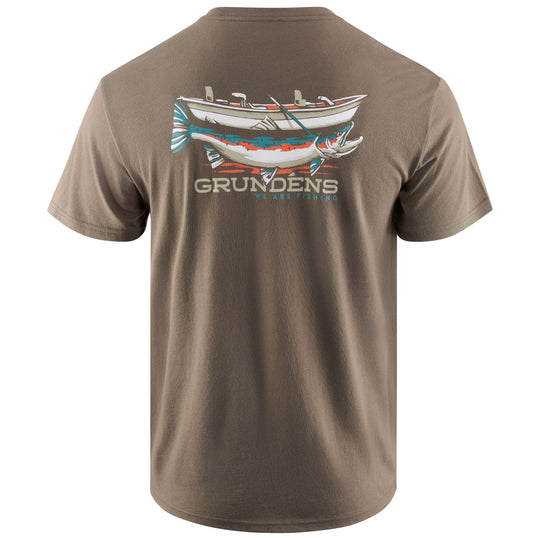 Grundens Drift Boat SS T-Shirt Otter Image 02