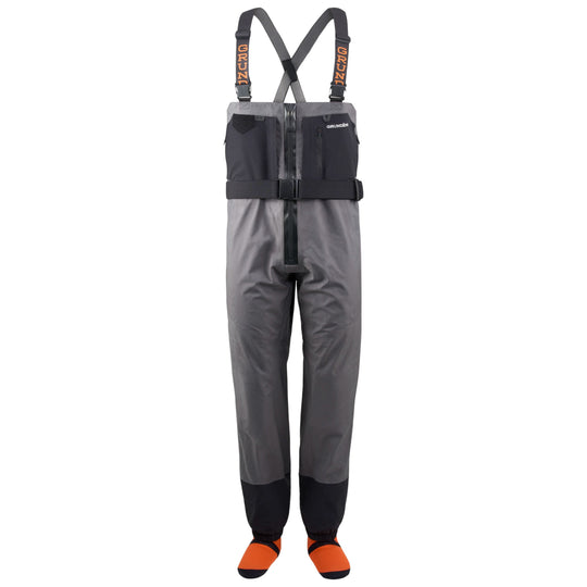 Grundens Men's Vector Zip Stockingfoot Wader Anchor Image 01