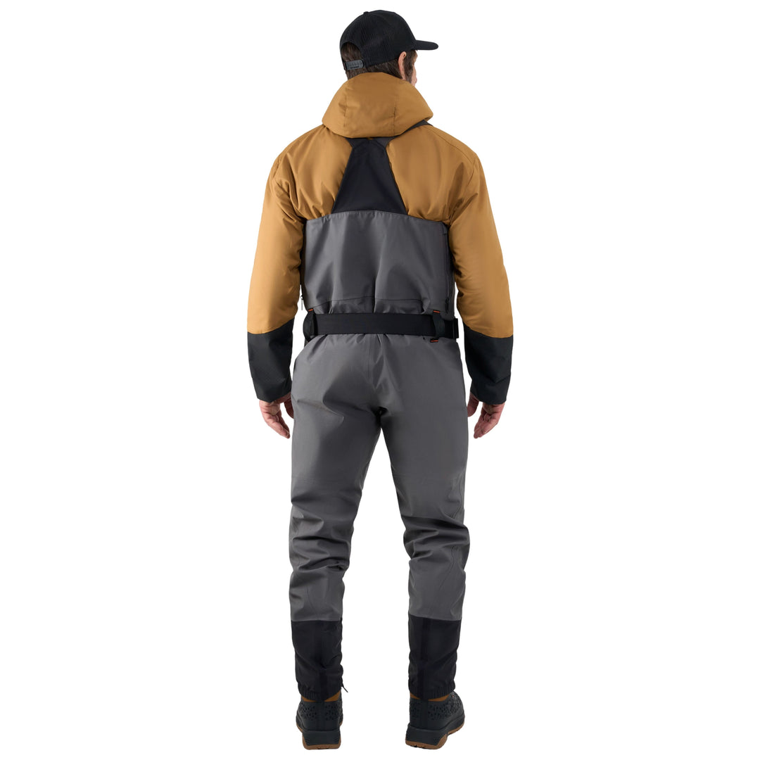 Grundens Men's Vector Zip Stockingfoot Wader Anchor Image 04