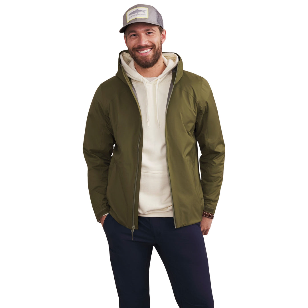 Orvis Men's Ultralight Storm 2.5L Jacket Moss Image 03