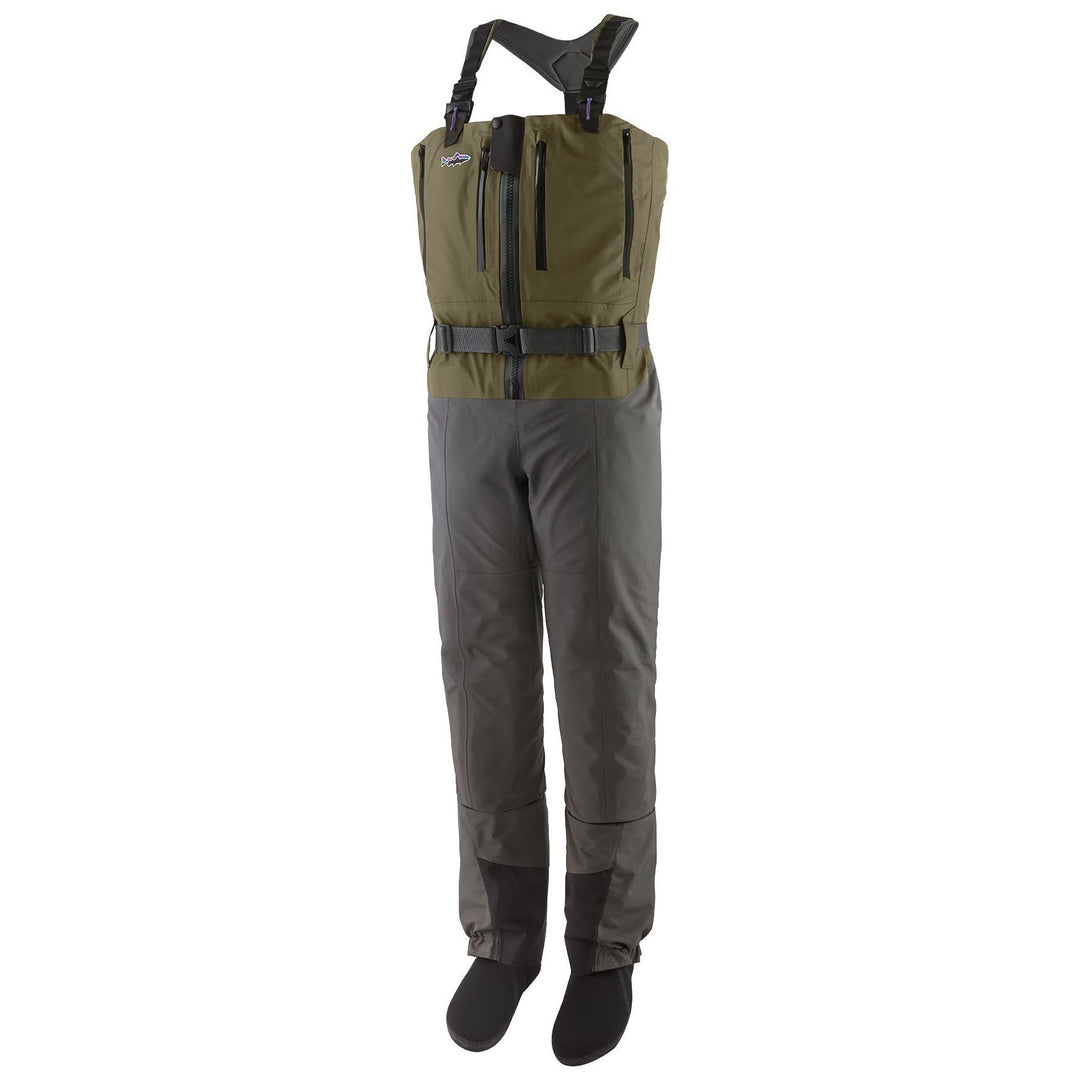 Patagonia Men's Swiftcurrent Expedition Zip Front Waders Basin Green