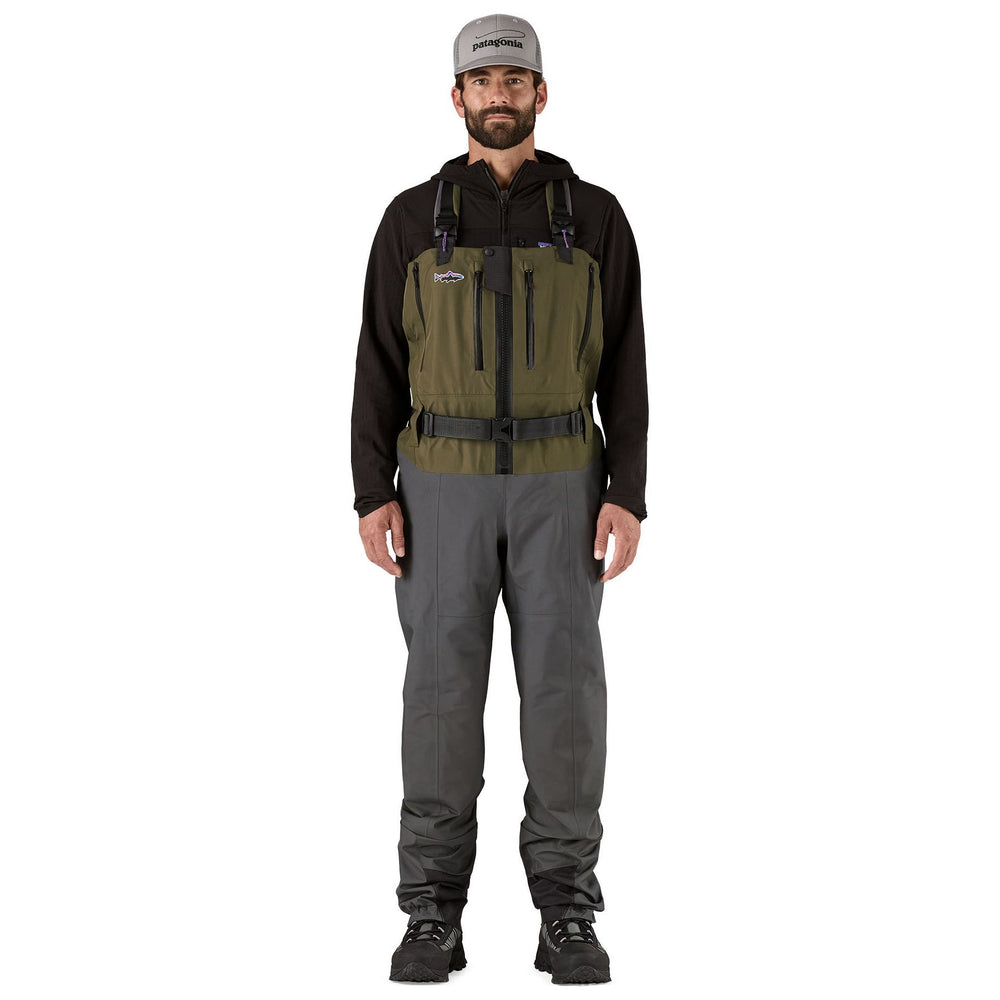 Patagonia Men's Swiftcurrent Expedition Zip Front Waders Basin Green
