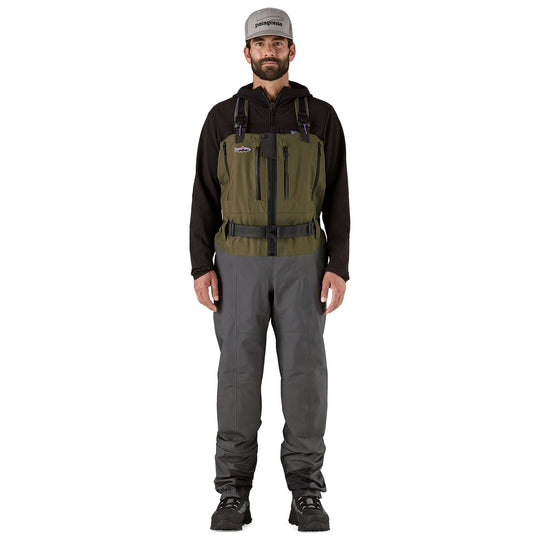 Patagonia Men's Swiftcurrent Expedition Zip Front Waders Basin Green