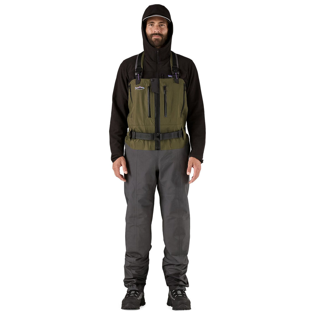 Patagonia Men's Swiftcurrent Expedition Zip Front Waders Basin Green