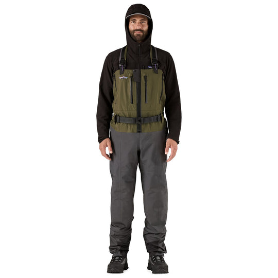 Patagonia Men's Swiftcurrent Expedition Zip Front Waders Basin Green