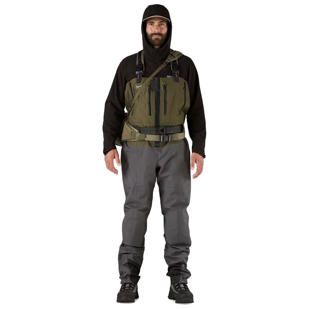 Patagonia Men's Swiftcurrent Expedition Zip Front Waders Basin Green
