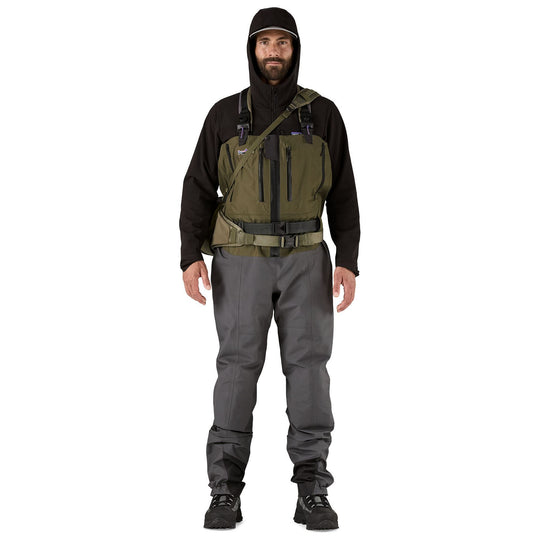 Patagonia Men's Swiftcurrent Expedition Zip Front Waders Basin Green