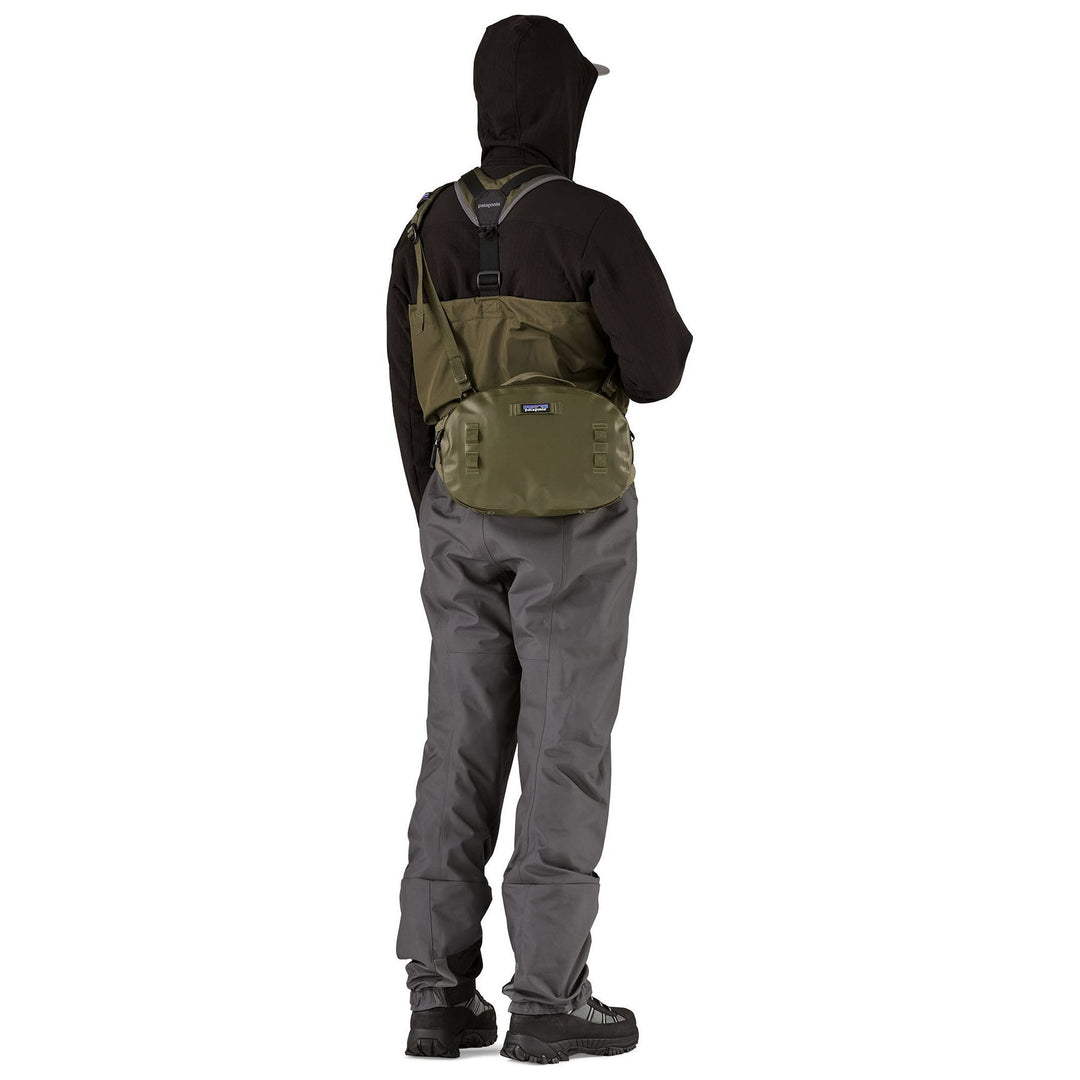 Patagonia Men's Swiftcurrent Expedition Zip Front Waders Basin Green