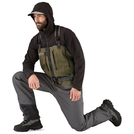 Patagonia Men's Swiftcurrent Expedition Zip Front Waders Basin Green
