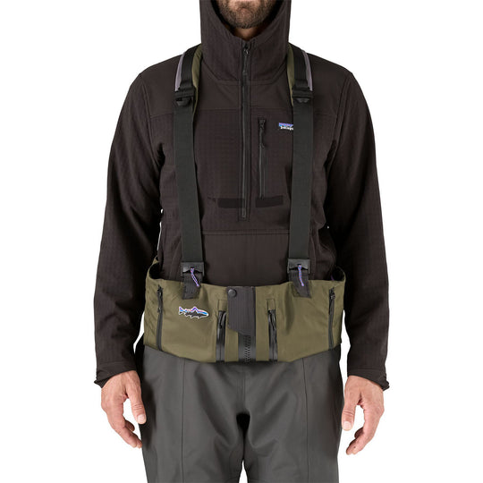 Patagonia Men's Swiftcurrent Expedition Zip Front Waders Basin Green