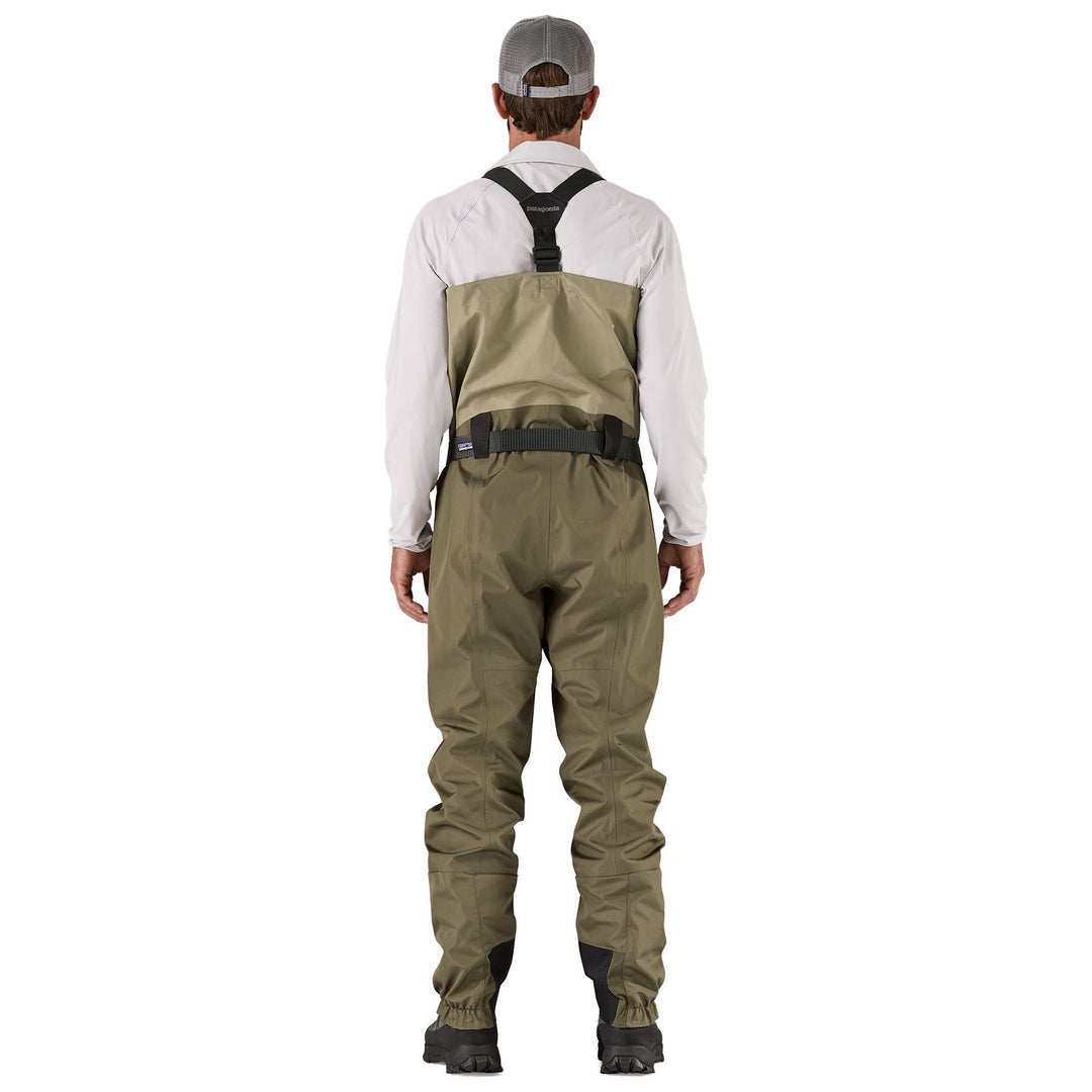Patagonia Men's Swiftcurrent Traverse Zip-Front Waders River Rock Green Image 03