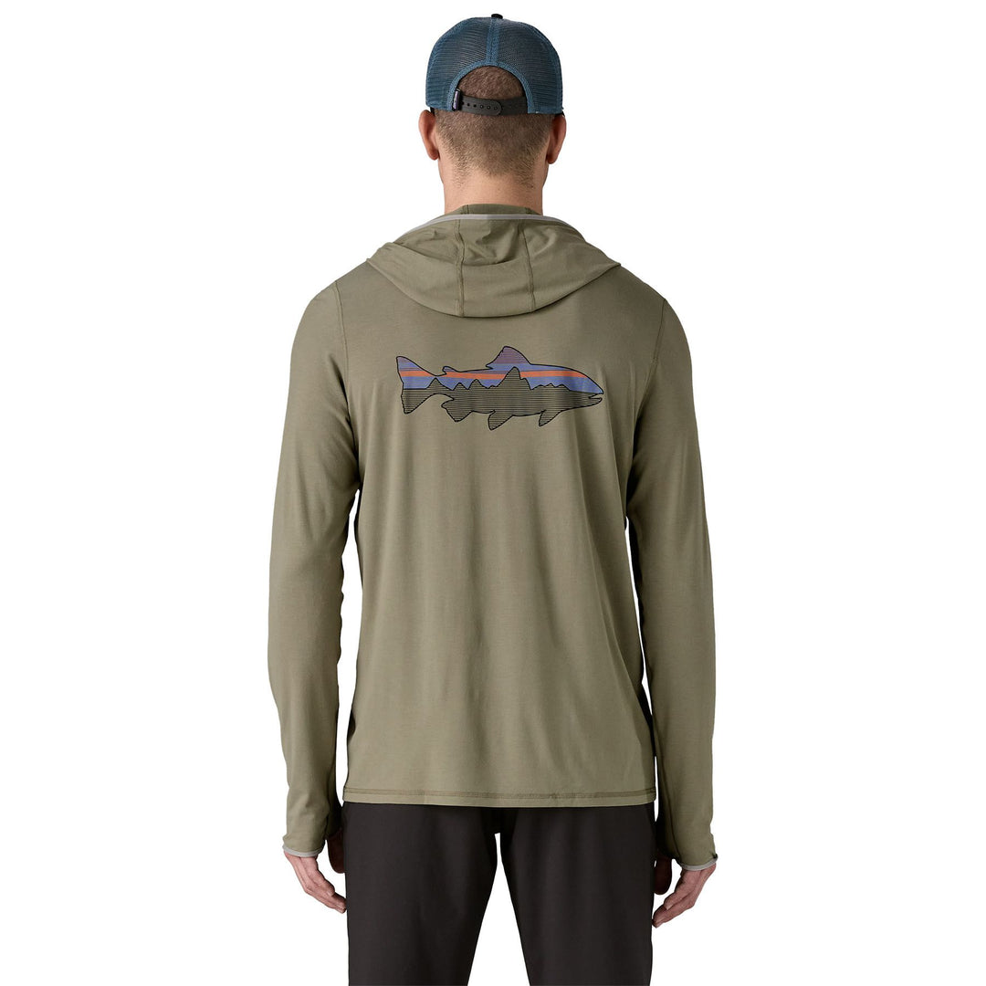 Patagonia Men's Tropic Comfort Natural Graphic Hoody Fitz Roy Trout: River Rock Green Image 04