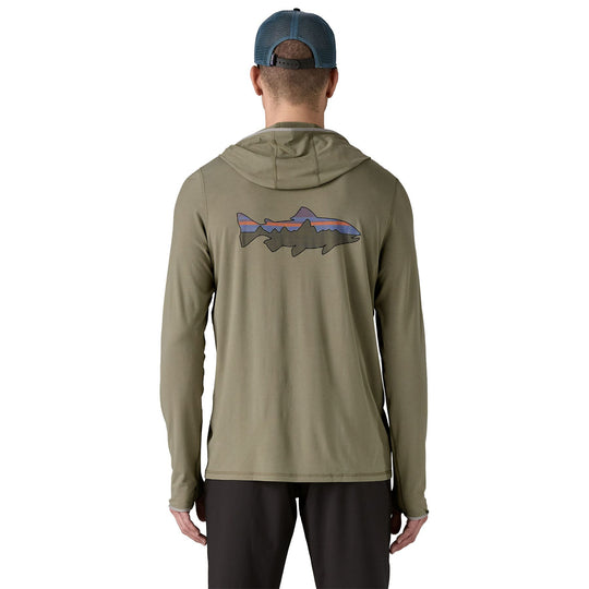 Patagonia Men's Tropic Comfort Natural Graphic Hoody Fitz Roy Trout: River Rock Green Image 04