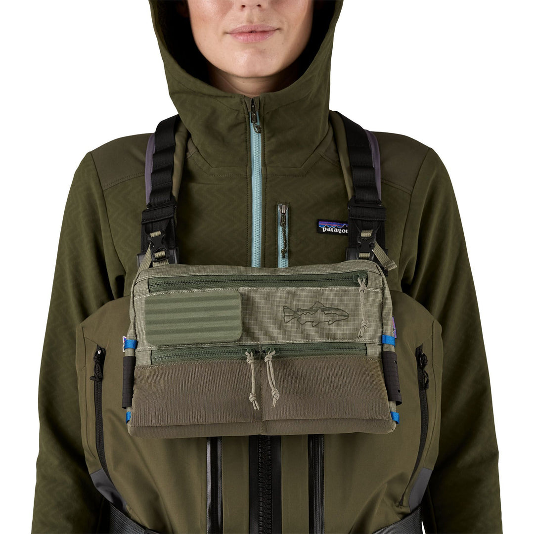 Patagonia Women's Swiftcurrent Expedition Zip Front Waders Basin Green