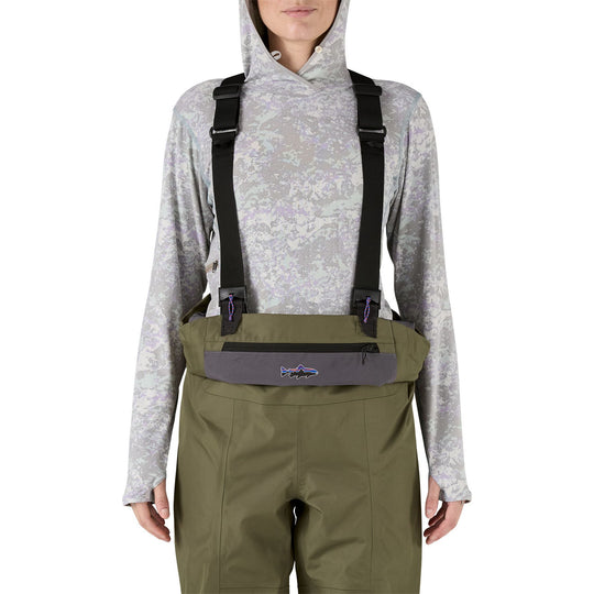 Patagonia Women's Swiftcurrent Traverse Waders Basin Green Image 06