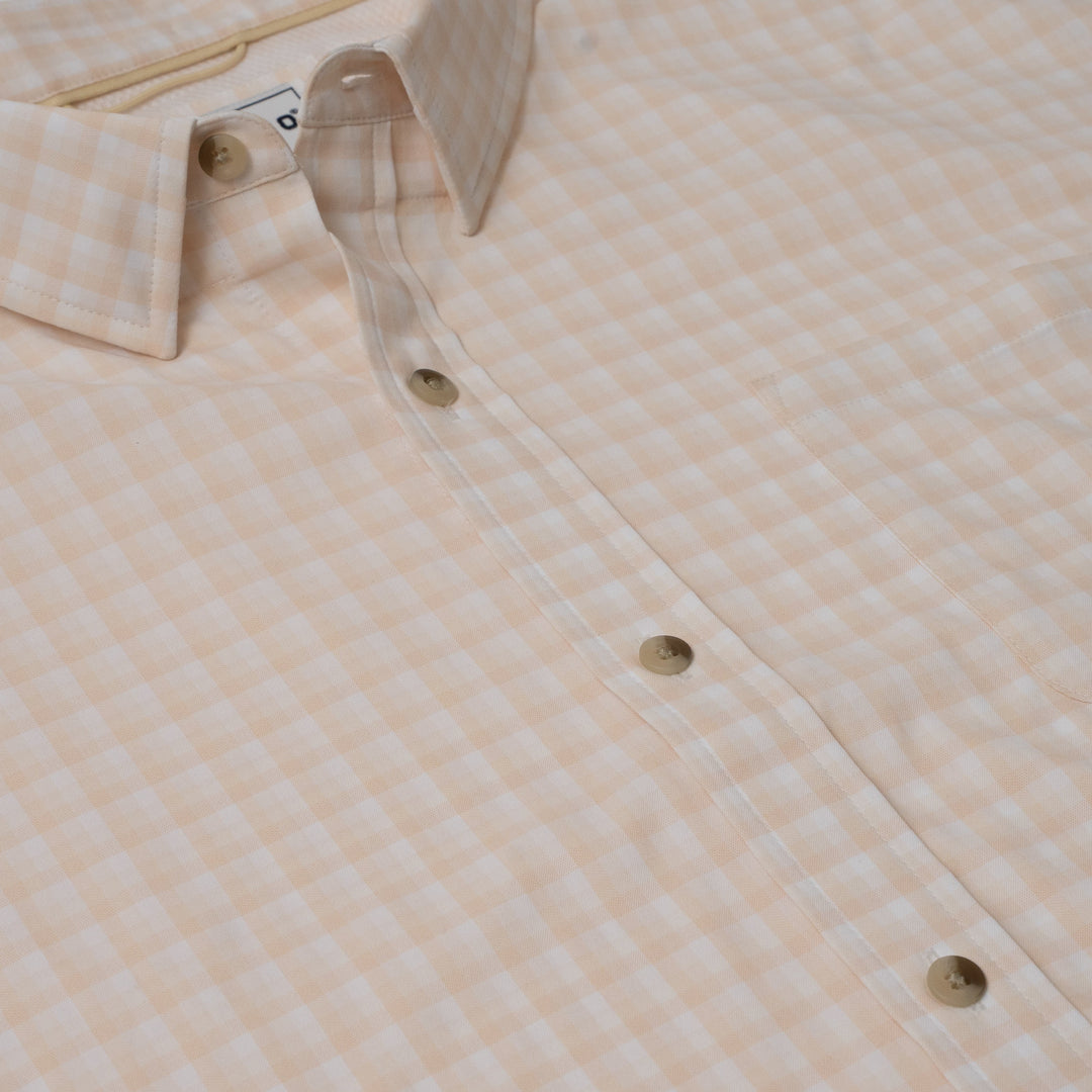 Poncho Men's The Cabo Peach Plaid Image 03