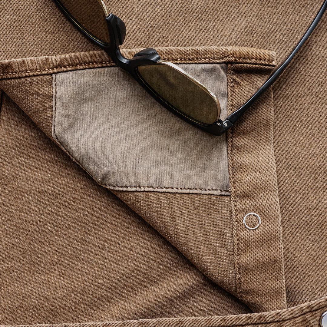 Poncho Men's The Cotulla Brown Image 03