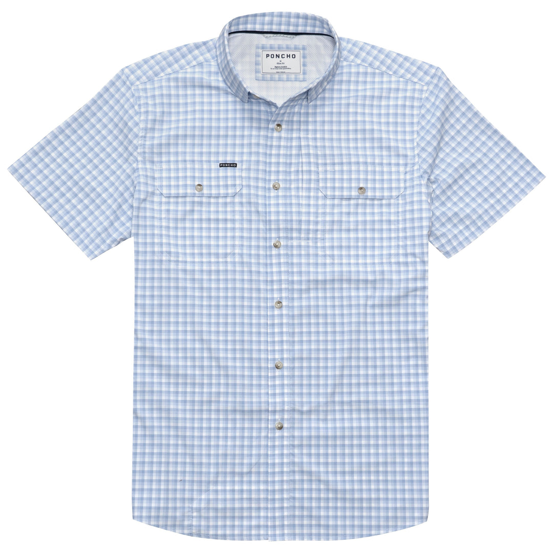 Pancho Men's The Ono Blue and White Plaid Image 01