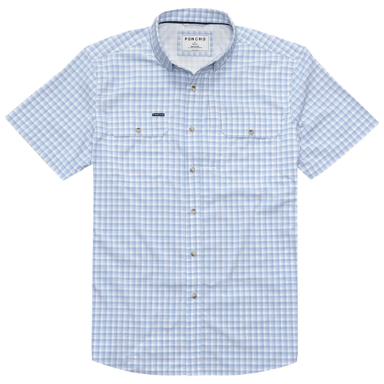 Pancho Men's The Ono Blue and White Plaid Image 01