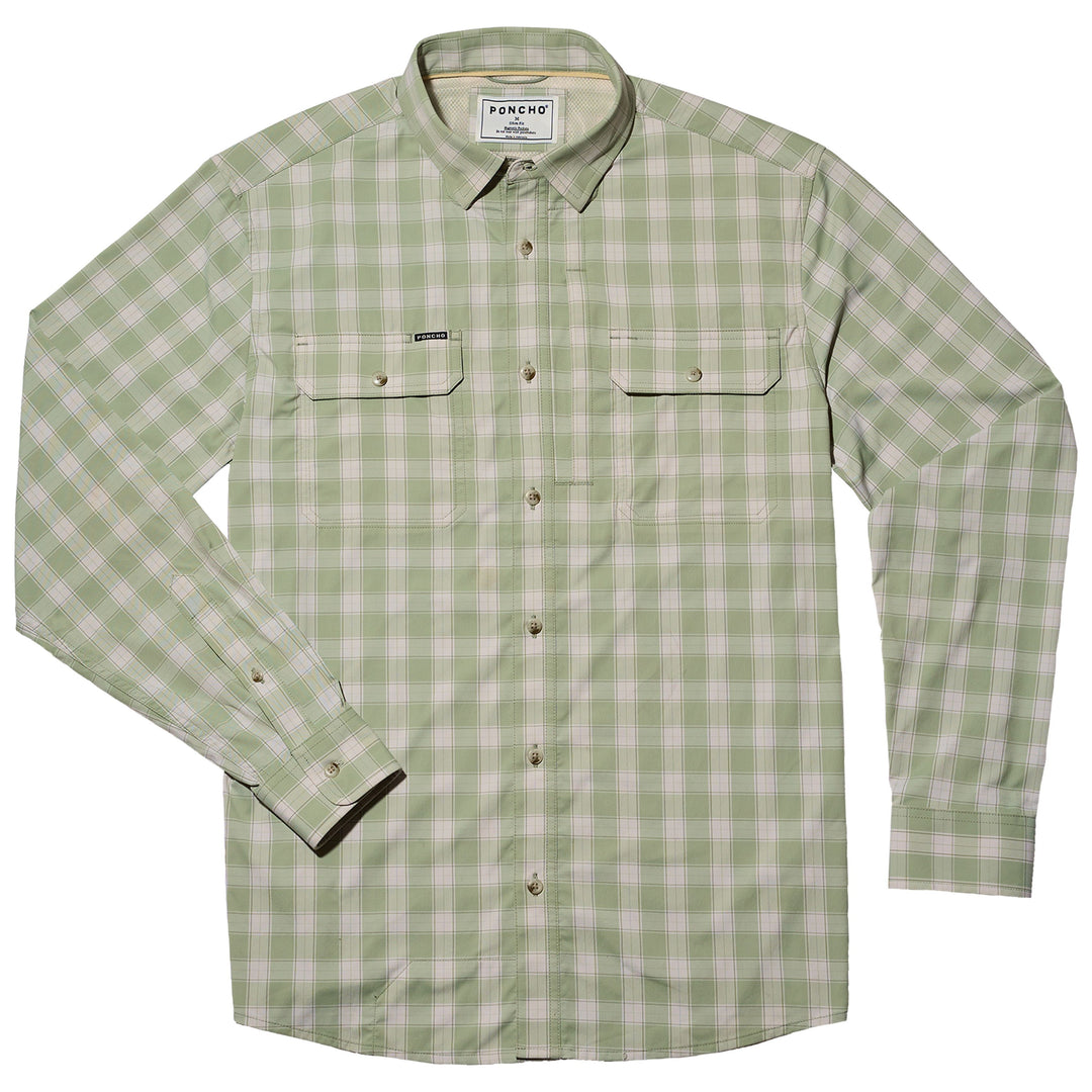 Pancho Men's The Sapelo Sage Plaid Image 01