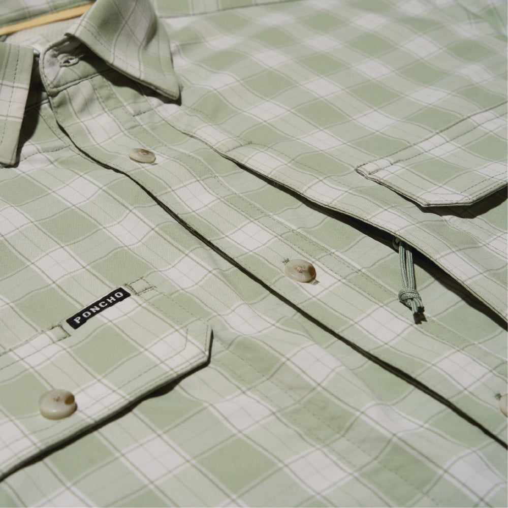 Pancho Men's The Sapelo Sage Plaid Image 02