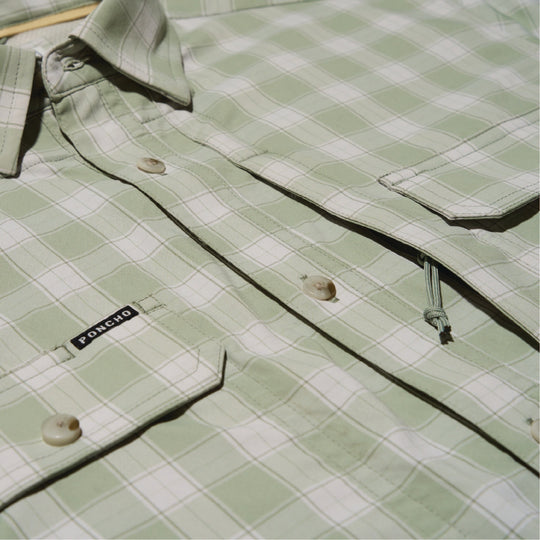 Pancho Men's The Sapelo Sage Plaid Image 02