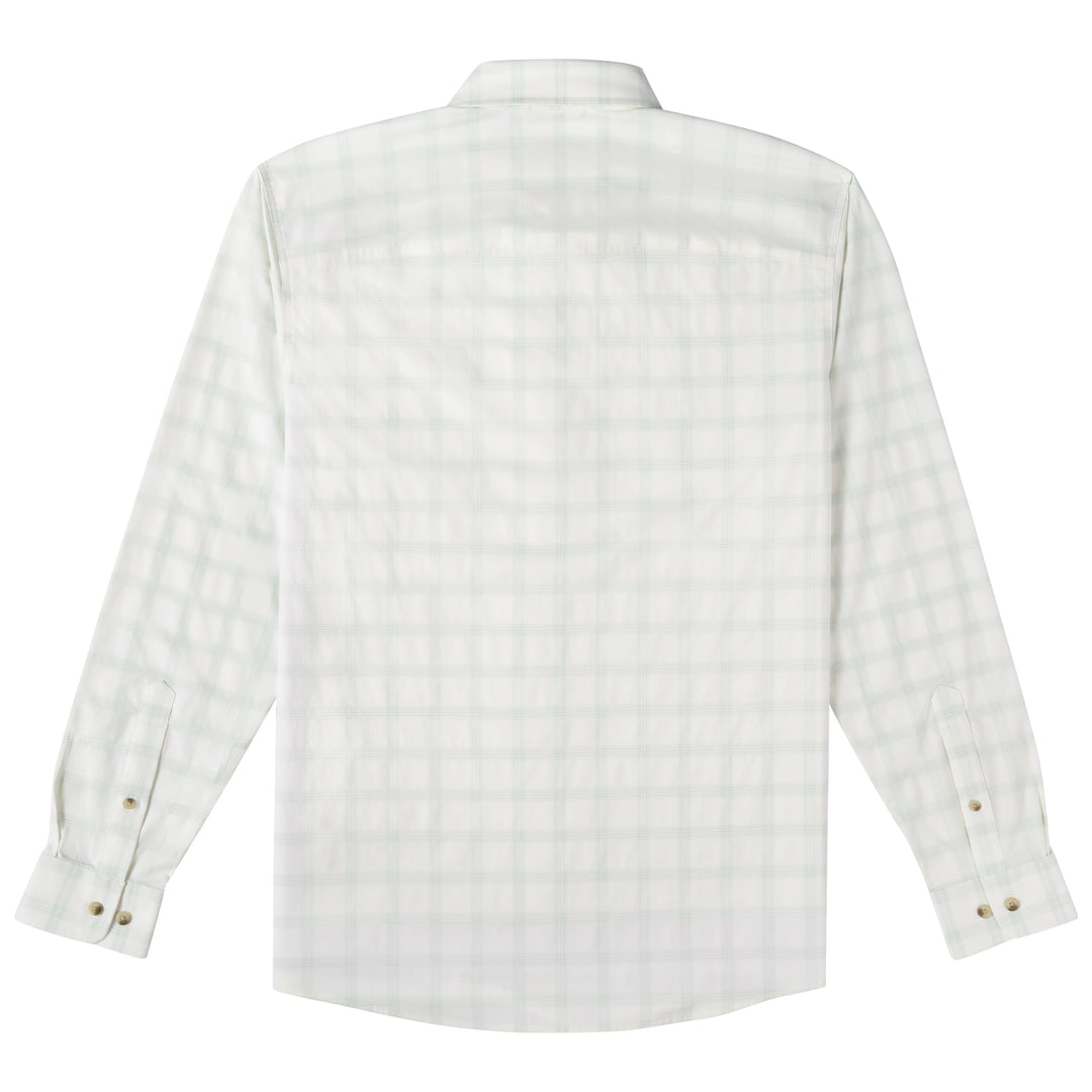 Poncho Men's The St. Simons Pale Green Plaid Image 02