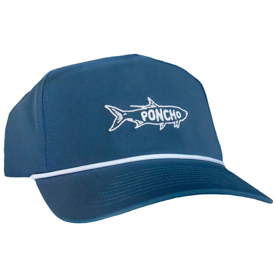 Poncho Navy Tarpon Rope Hat Image 01