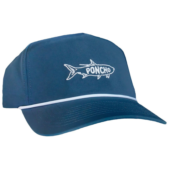 Poncho Navy Tarpon Rope Hat Image 01