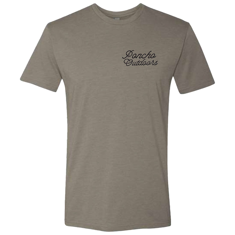 Poncho Men's Grey Revolver T-Shirt Image 02