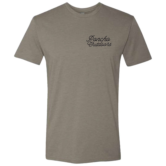 Poncho Men's Grey Revolver T-Shirt Image 02