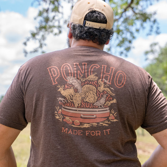 Poncho Men's Land To Table T-Shirt Image 03