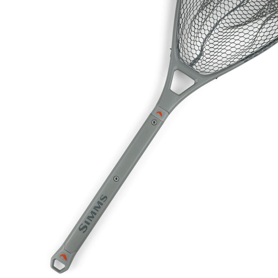 Simms Daymaker Boat Net Short Handle Pewter Image 03