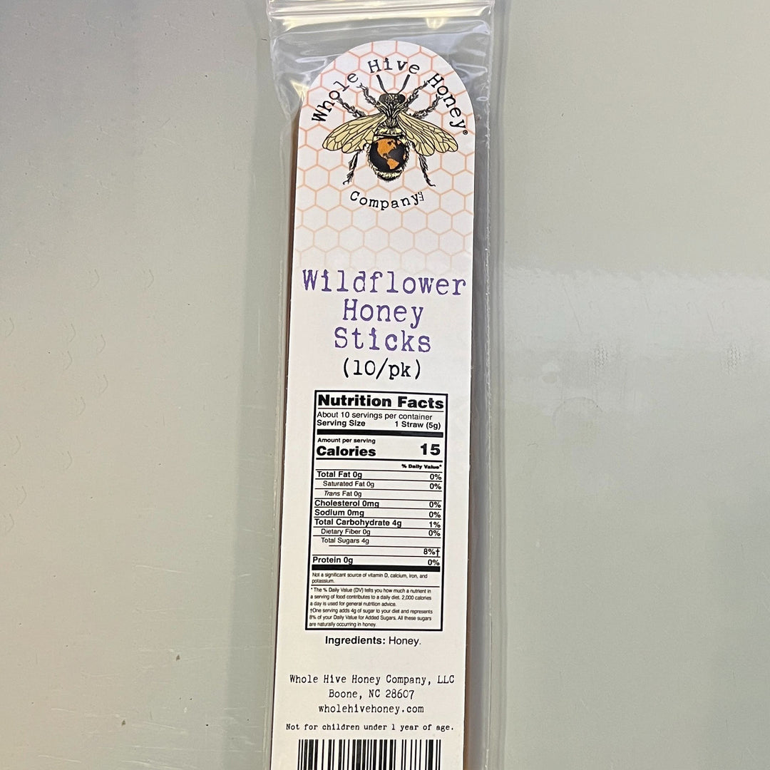Whole Hive Honey Honey Sticks