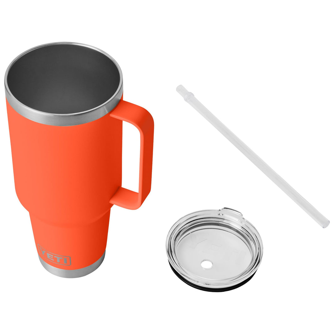 YETI Rambler 42 Oz Straw Mug Papaya Image 04