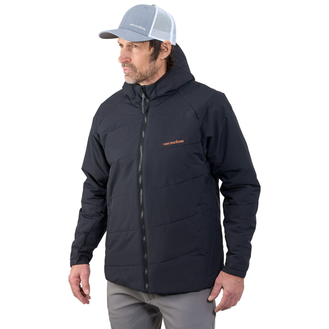 Grundens Men's Turbulence Insulated Hoodie Black Image 05