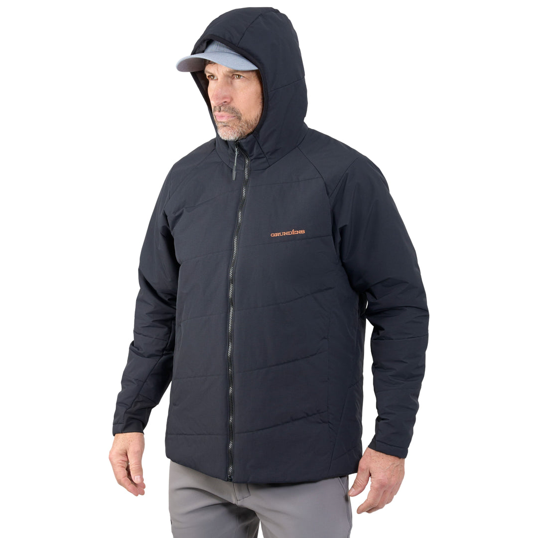 Grundens Men's Turbulence Insulated Hoodie Black Image 07