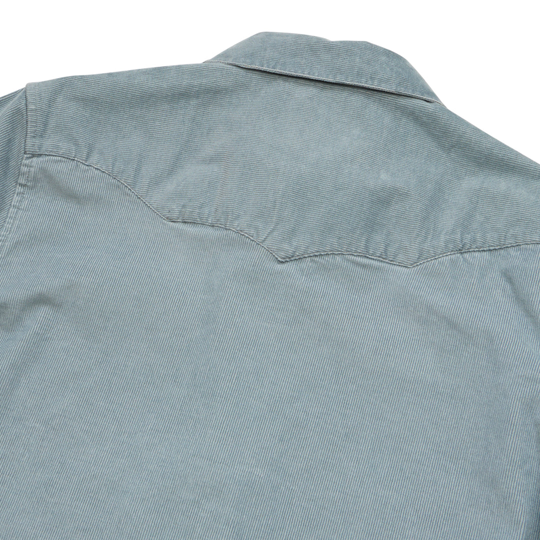 Howler Brothers Banning Corduroy Snapshirt Iron Blue Image 05