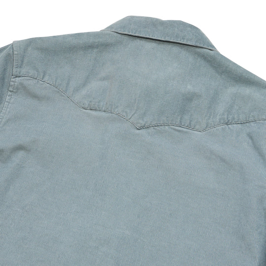 Howler Brothers Banning Corduroy Snapshirt Iron Blue Image 05